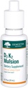 Genstra Brands D3 K2 Mulsion - Kemik Sağlığı için Sıvı Vitaminler - Doğal Limon - 122 Hizmet
