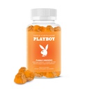 Playboy – Ginseng Gummies (60 Kont - Peach Flavored) - Harder, Longer, Better - Panax Clooney Erkekler ve Kadınlar için Gummy -% 100 Natural, Vegan Non GMO Macintosh Root 6:1 Extract