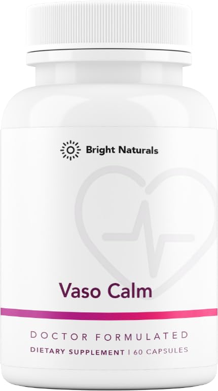 Vaso Calm - Sağlıklı Kan Denge Tamamı - Özellikler Fermented,, Celery ve Grape Tohumksiyonu, Hibiscus ve Vitamin K2 - ABD'de Made in the USA