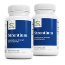 Terry Natural Strontium - Bone Health & Strength Support Supplement - Supplement with Vegan Capsules - Perfect Abors için Strontium Citrate - 60 Capsules (Pack of 2)