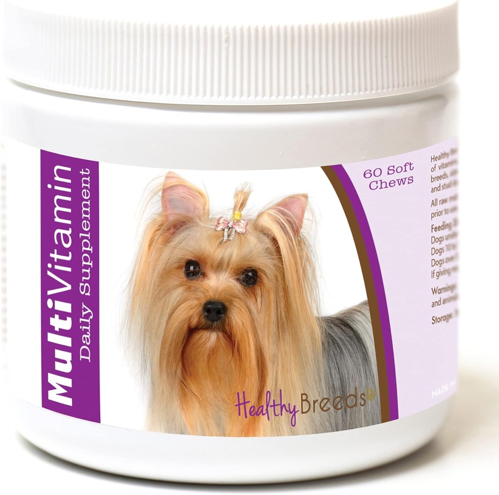 Sağlıklı Breeds Yorkshire Terrier Multi-Vitamin Soft Chews 60 Kont