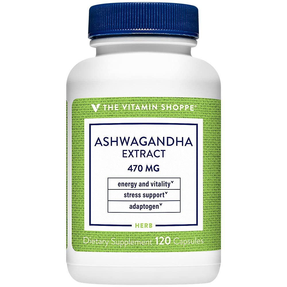 Dükkan Vitamini Ashwagandha Extract 470MG - Enerji ve Yaşam Sağlanmayı Sağlayan Herbal Supplement Stres Yönetimi (120 Capsules) Yardım eder