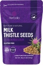 Herbaila Milk Butle Tohumları, 1 lb. Silymarin Süt Butle Çay, Bulk Milk Butle Herb Whole Tohumları, Pure Milk Butle Bulk, Whole Milk Butle Tohumları, All Natural, Gluten Free, Non-GMO. 1 Pound.