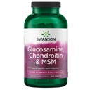 Swanson Glucosamine Chondroitin MSM (metilsulfonylmethane) 3-in-1 Formula Ortak Hareketlilik Flexability Comfort Cartilage Connective Tound Health Support Diyetary Supplement 240 Tablet (Tabs)