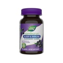 Nature's Way Sambucus Sleep + Immune* Elder Gummies, Sleep and Immune Support*, With Melatonin, Vitamin C, L-Theanine, çinko, 50 Gummies (Pazar Mayıs Vary)