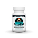 Source Naturals Vitamin D-3 Fast Melt, Supports Bone & Immune Health* - Black Cherry Peach Flavor - 120 Hızlı Melt Tabletleri