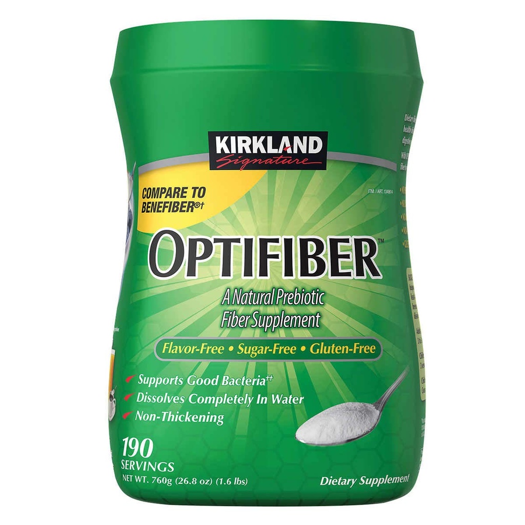 Kirkland Signature OPTIFIBER, 25.6 Ounces 190 Hizmetler (2 Paket)