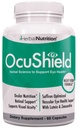 OcuShield Eye Health Vitamin Support for Health Eyes, Night Vision with Saffron, Lutein & Zeaxanthin, Eye Nutrients to protect & Stimulate Ocular Health, One Şişe