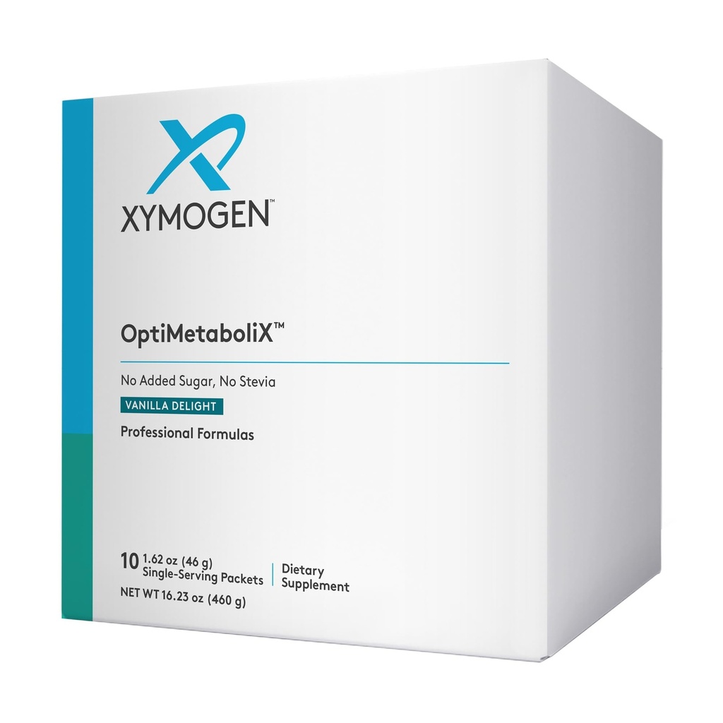 XYMOGEN OptiMetaboliX - Metabolism Supplement with B12 Vitamins and Folate - Cinnamon Supplements + Vitamin B9 - Hayır Şeker eklendi, Vegan ve Gluten Free - Vanilla Delight (10 hizmet)