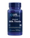 Life Extension Advanced Milk Thistle, silymarin, silybin, phospholipids, Sağlıklı Canlı Fonksiyonlar, Gluten-Free, Non-GMO, 60 softgels
