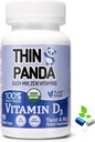 100% Organic Vitamin D3 Supplement | 100% Of Your RDA | For Strong Bones & Healthy Immunity | Unique Twist & Mix Design | GMO Gluten Vegan & Taste Free | Adults & Kids Ages 4 & Older | 90 Servings