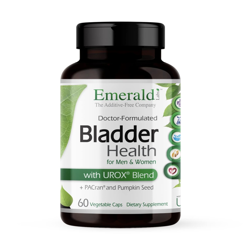 EMERALD LABS Bladder Health - Cranberry Extract Supplement with Riley Seed Extract & Horsetail - Teklifler Urinary Tract Support* - 60 Sebze Capsules (30-Day Supply)