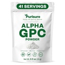 Alfa GPC Toz, 25 g, Pure Alpha GPC Choline Supplement for Brain and Focus, CDP Choline Supplements for Memory Performance & Concentration, No Fillers, Non-GMO, Teklifler 42 Hizmet
