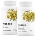 THORNE - Bone Health Sche - Vitamin D3 & Vitamin K - Sağlıklı Kemikleri, Diş Kasları, Cardiovascular ve Immune Function - 30 ila 60 Hizmetler
