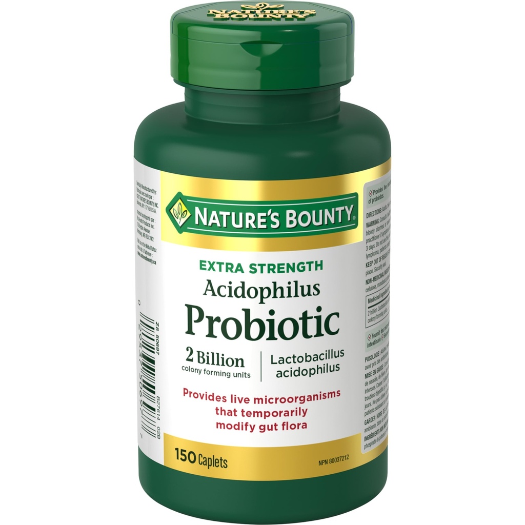 Nature's Bounty Acidofilius Probiyotik 2 Milyar, 150 caplets