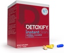 Detoxify – Instant Clean – 4 Capsules – Profesyonel olarak Herbal Detox Capsules – Metaboost ile Geliştirildi, Süt Butle Ekstraksiyon, Uva Ursi & Ginseng - Plus Style