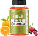 Çocuklar için Fiber Gummies - 60 Kont - Vejetaryen, Gluten Free, Gelatin Free, Fiber Supplement for Kids - Prebiyotik Fiber to Support Digestion, Bowel Movement & Immune Health
