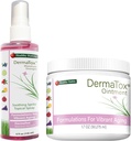 Sağlıklı Alışkanlıklar DermaTox Sche - 4oz Topical Spray ve 1.7oz Ointment - All Natural, All Purpose, Güvenli ve Etkili Skin Nourishment