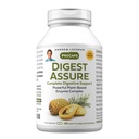 ANDREW LESSMAN Digest Assure 180 Capsules - Güçlü Doğal Enzymes'in Desteklenmesine ve Geliştirilmesine Kapsamlı Bir Şey, Vejetaryen-Kaynak Enzymes, Swallow Capsules için Küçük Kolay