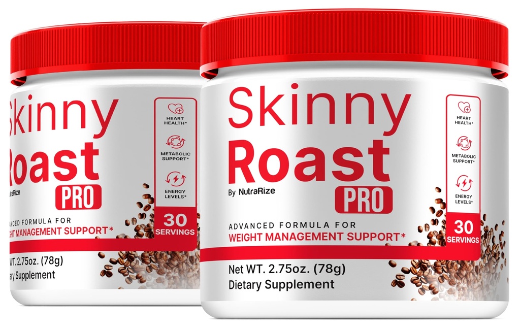 (2 Pack) Skinny Roast Pro - Genel Sağlık ve Fitness için Premium Toz Formula, SkinnyRoast Pro Sağlıklı Yaşam Tarzı ve Enerjiyi Desteklemek için, Resmi Skinny Roast Pro In A Jar Review (60 Hizmet)