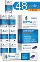NormaLyte Oral Rehidrasyon Salts-48 Sticks Packs (Yields 500mL per Pack)-Grapes / Enerji Supplements, Pyum Tamam, Dehidr Recovery ve Hızlı Aborpsiyon
