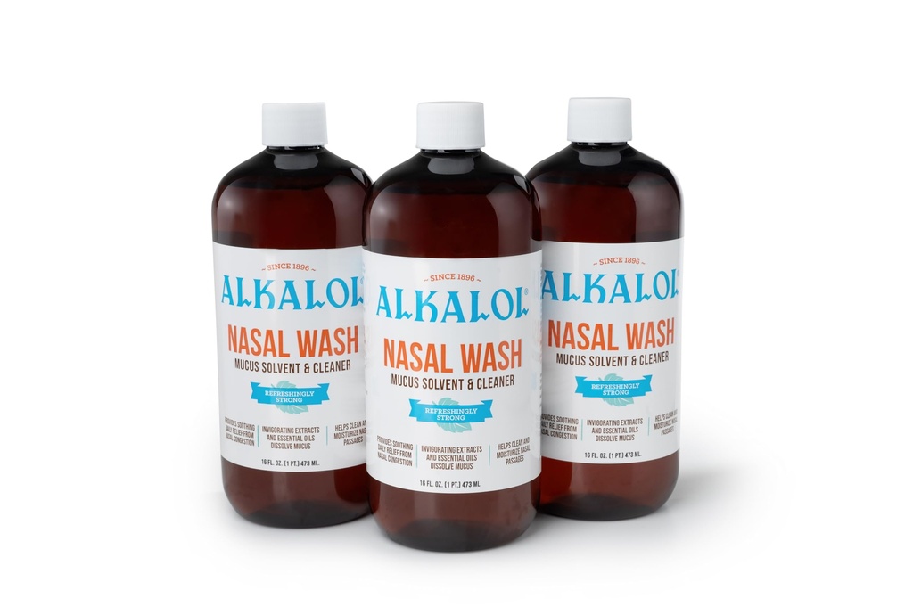 Alkalol Çözüm Orijinal Nasal Yıkama, 16 fl oz (pack of 3)
