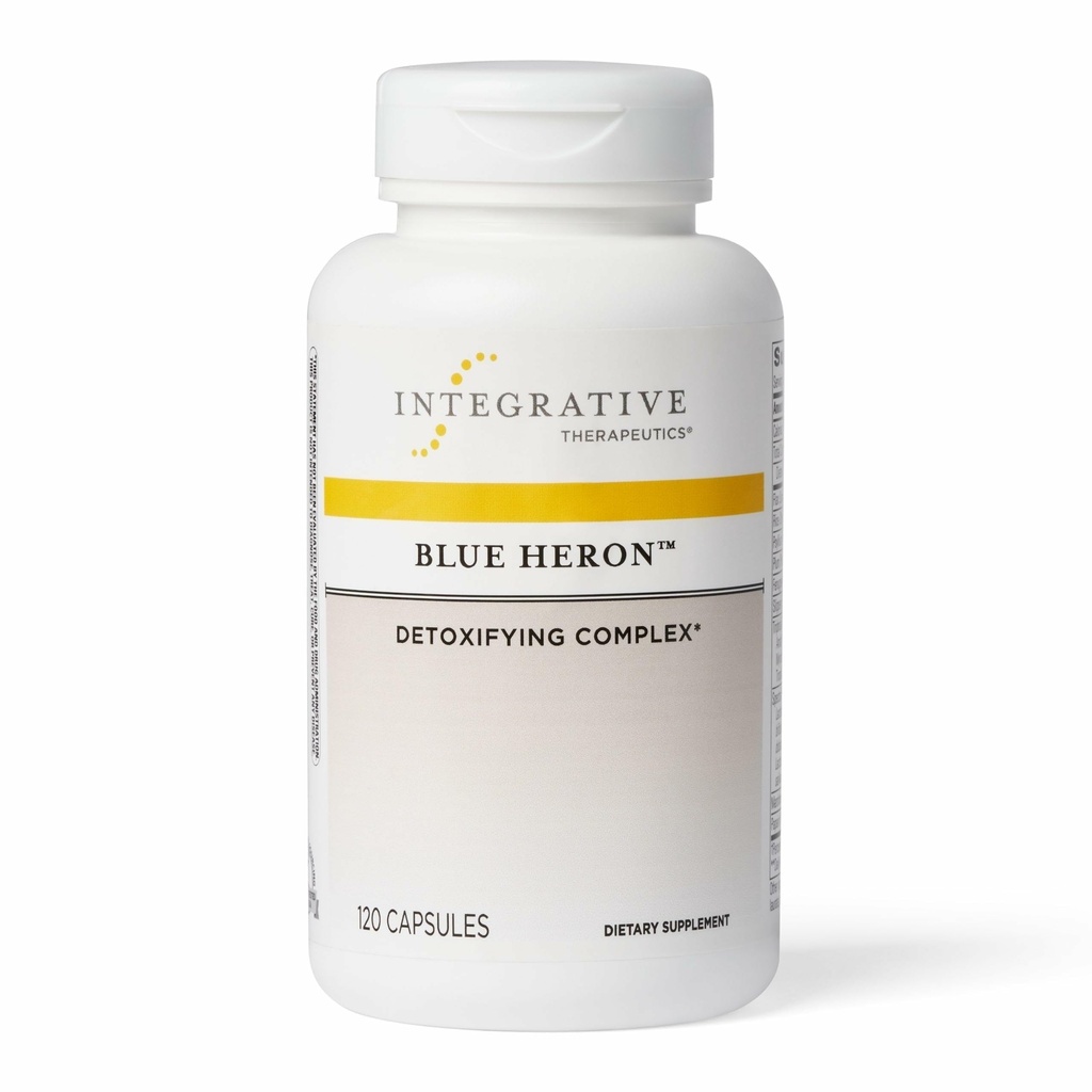 Integrative Therapeutics Blue Heron - Digestive Supplement that Supports Colon Function & Gastrointestinal Support* - Dairy-Free - 120 Capsules (20 Servings)