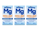 Slow Mag Magnezyum Klorid vedis, her biri 60 Tablet (Value Pack of 3)