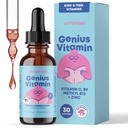 JoySpring Kids B Kompleksi | Vitamin B Kompleksi B Kompleks Sıvı Ölmüş, çinko & Vitamin C | Genel Wellness (1 f oz) 30 Hizmetler
