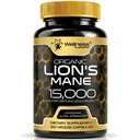 Lions Mane Supplement Capsules - 120 Kont - Mushroom Supplement, Beyin Supplements for Memory and Focus, Lion's Mane Mushroom Capsules Organic - Cognitive and Immune Support, Focus Supplement