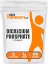 BulkSupplements.com Dicalcium Phosphate Toz - Steel Supplement, DCP Supplement - Unflavored & Gluten Free, 2g per Service, 1kg (2.2 lbs) (Pack of 1)