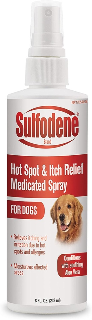 Sulfodene Medicated Spray (8 oz) Hot Spot ve Itch Relief Ve enfeksiyon Medicatedinin önlenmesine yardımcı olun