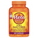 Metamucil, Psyllium Husk Capsules, 160 Capsules, 3-in-1 Fiber Supplement, Daily Psyllium Husk Fiber Capsules Düzenliliği Destekleyerek Digestive Health'e yardımcı olur * Günlük Fiber Intakes Yardım