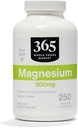 365 by Whole Foods Market, Magnezyum 200 mg, Vegan, 250 Tablet