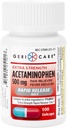 Backcare Ekstra Güçlü Acetaminophen 500 mg Hızlı Yayın Gelcaps, Pain Relief 100 Count (Pack of 1)