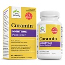 Terry Natural Curamin Nighttime - Curcumin & DLPA Capsule Supplement - Non-GMO Supplement to Support Health Sleep & Relaxation - Herbal Supplement with Melatonin - 60 Capsules