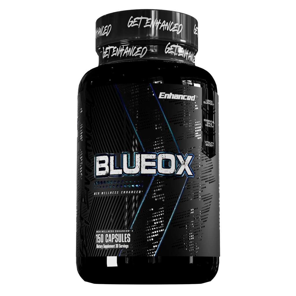 Geliştirilmiş Laboratuvarlar - Blue Ox testosteron ATM- Natural testosteron Supplement for improve Strength & testosteron for Men (150 Capsules)