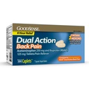 GoodSense Dual Action Acetaminophen ve Ibuprofen (NSAID) Tabletler, 250 mg/125 mg, Back Pain, 144 Kont