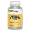 SOLARAY Choline & Inositol 250 mg | Sağlıklı Fat Metabolism, Beyin Fonksiyonu Desteği | 100 VegCaps