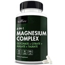 BioSchwartz Magnezyum Kompleksi (90 Capsules) 350 mg Glycinate Citrate Malate ve Taurate Per Sağlıklı Nerves Kass Kalp Uyku Desteği (Vegan, Gluten-Free, Non-GMO)
