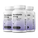 Dengeli Melatonin 20 mg Hızlı Dissolve Tabletleri - Yüksek Potency, Fast Acting, Natural Sleep Support – Sleep Aids for Yetişkinler – Non-Groggy, Drug-Free Formula – 120 Uyku Pills