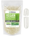 XPRS Nutra Boyutu 4 Boş Kapsüller - 1000 Kont Küçük Clear Boş Vegan Capsules- Vejetaryen Pills - DIY Sebze Kapsülü - Tamamlanabilir Do-Kendiniz Veggie Caps for Supplements
