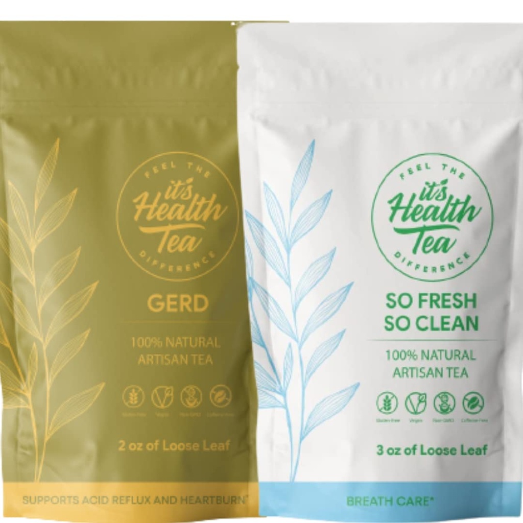 Digestive + Breath Care Sche: Tea for GERD/Acid Reflux / Heartburn Aid with Breath Care From The Inside Out