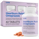 Curist Omeprazole 20mg Tabletleri - 42 Kont Gecikmiş-Releases - Heartburn Yardımı için Asit Reflux Tıp