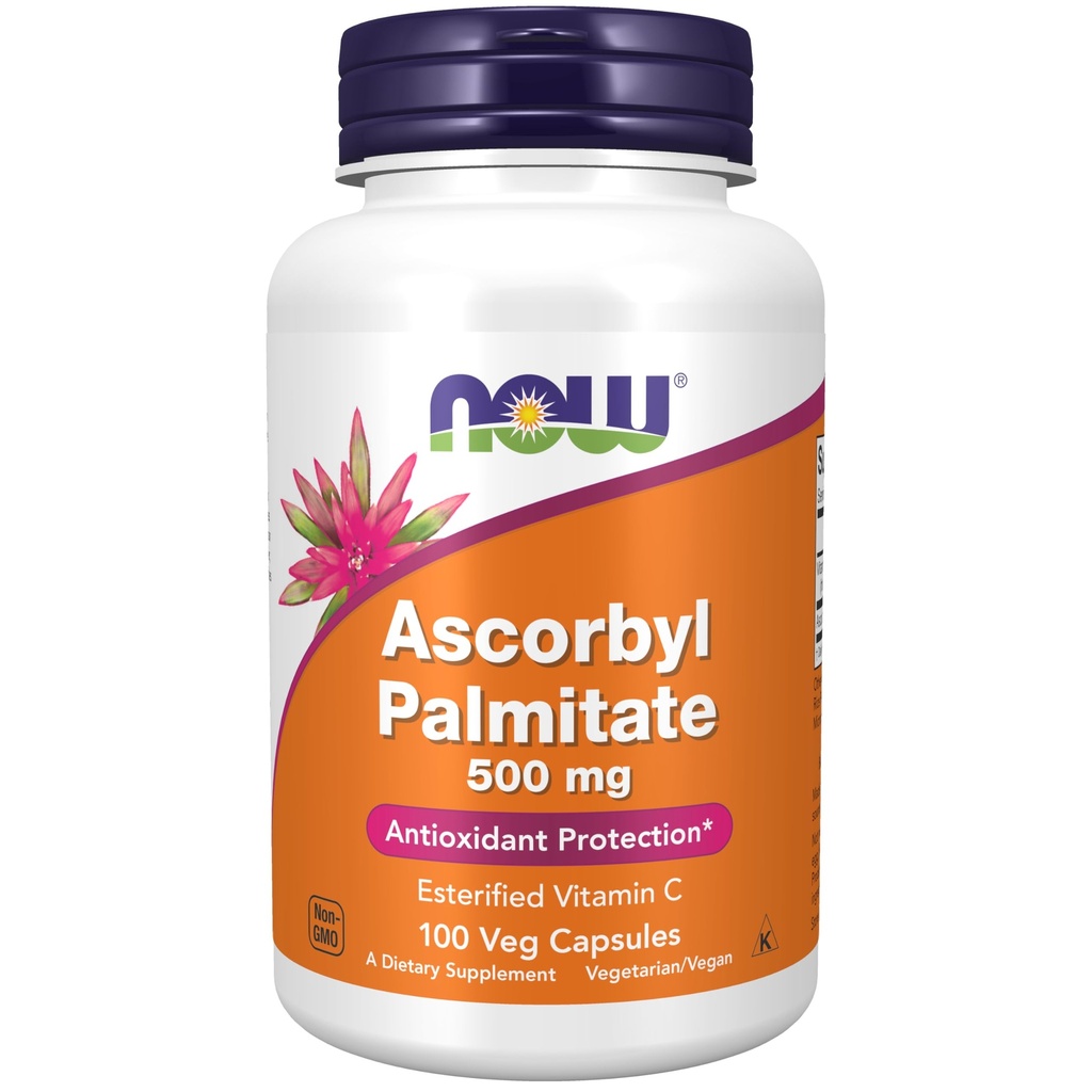 Şimdi Tamamlar, Ascorbyl Palmitate 500 mg, Esterified Vitamin C, Antioksi Koruma*, 100 Veg Capsules