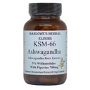 Barlowe's Herbal Elixirs KSM-66 Ashwagandha | Ashwagandha Root Extract |% 5 Withanolides | 700 mg per Capsule | 60 Veggie Capsules | Stearate Free | Glass Şişe Şişe Şişe Şişe