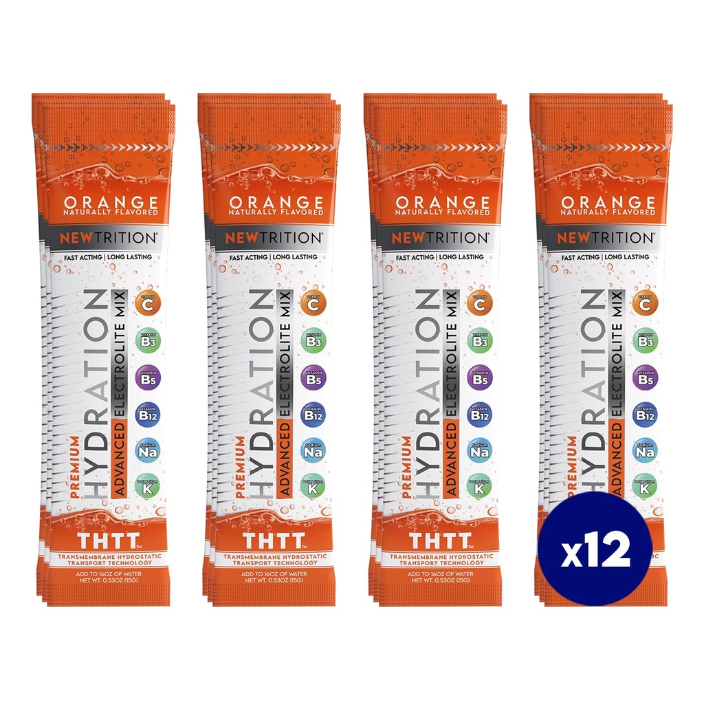 Hydration Toz, 12 Elektrolyte Toz Paketleri, Doğal olarak Su için Hydrating Packets, Fast Acting Hydrate Electrolytes with Vitamins B & C, Energy & Recovery
