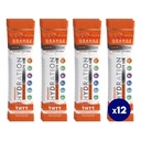 Hydration Toz, 12 Elektrolyte Toz Paketleri, Doğal olarak Su için Hydrating Packets, Fast Acting Hydrate Electrolytes with Vitamins B & C, Energy & Recovery
