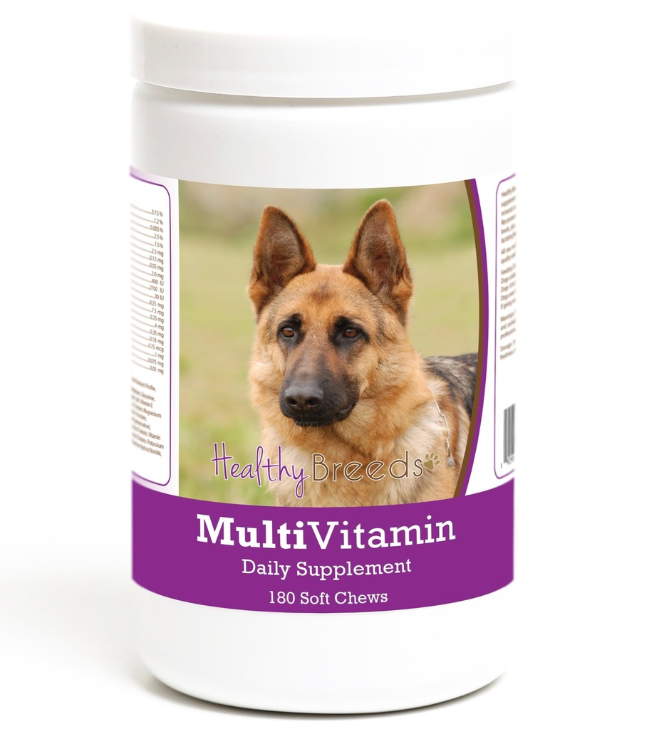 Köpekler için Sağlıklı Breeds Alman Çoban Multivitamin Yumuşak Chew