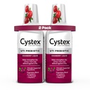 Cystex Urinary T Enfeksiyon Destek ve Önleme - Cranberry Prebiyotik Supplement with D-Mannose & Vitamin C for UTI Protection & Urinary Health Care - 7.6 fl oz - (Pack of 2)